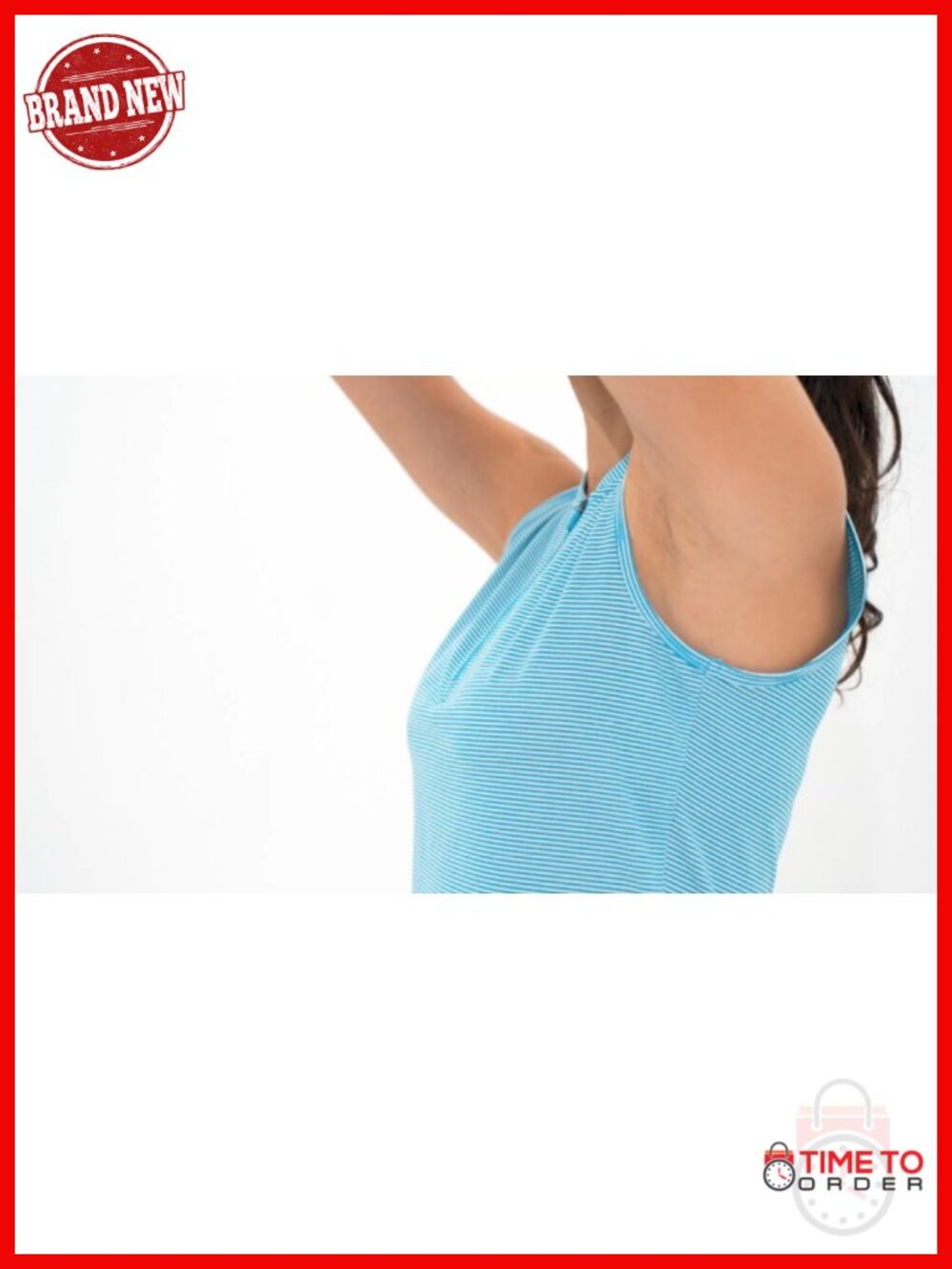 Women's Golf Sleeveless Quarter Zip Tank Top Quick Dry Lightweight Striped Vest - Picture 6 of 6